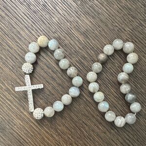 Cross bracelet set